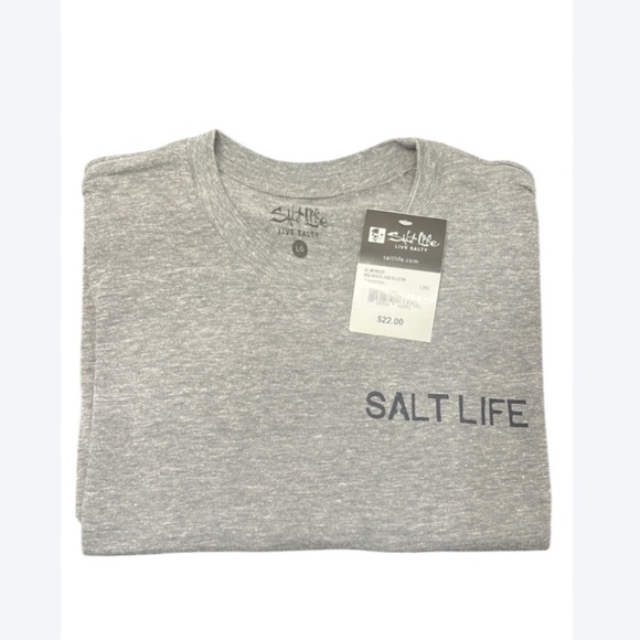Salt Life Other - Salt Life Gray Graphic Tee Men’s Large | Beach Fishing Shirt NWT